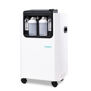 Concentrateur d’oxygène médical à double flux 10L Owgels® ( 10L + 5L – 2 patients peuvent l’utiliser simultanément )
